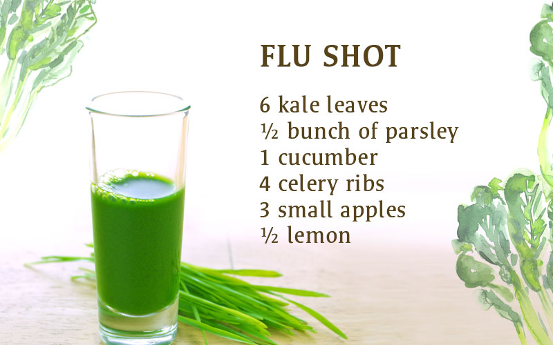 Stay healthy and avoid the summer flu with this Kale Flu Shot